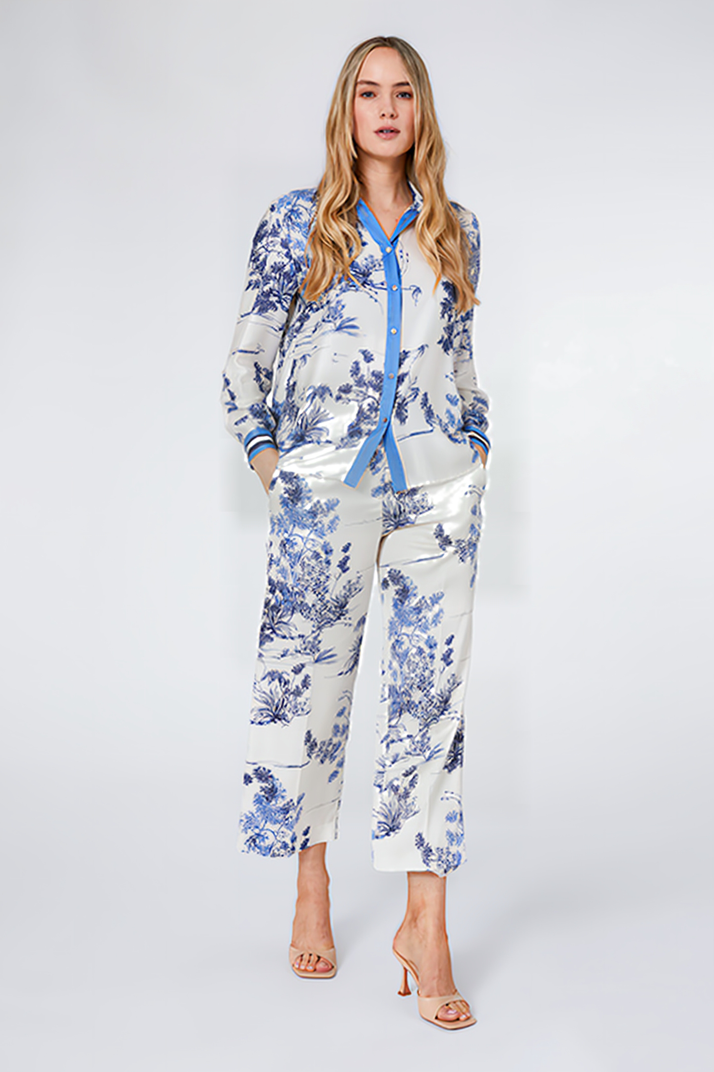 PRINTED CROPPED TROUSERS FANTASY 3