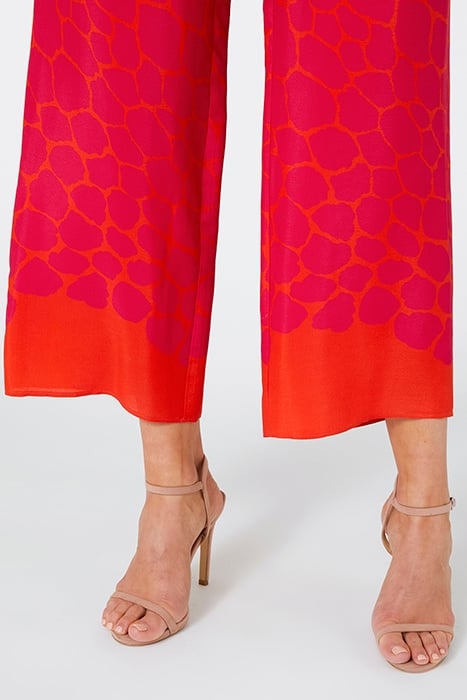 ELEGANT PRINTED TROUSERS RED 5
