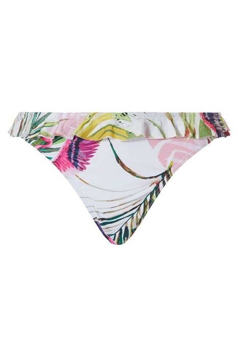 SW BO. BRIEF RIO HIGH LEG EXOTIC CHAOS RED BIRDS 1