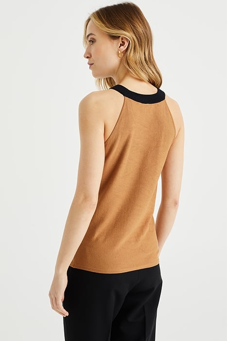KNITTED PULLOVER CARAMEL 2