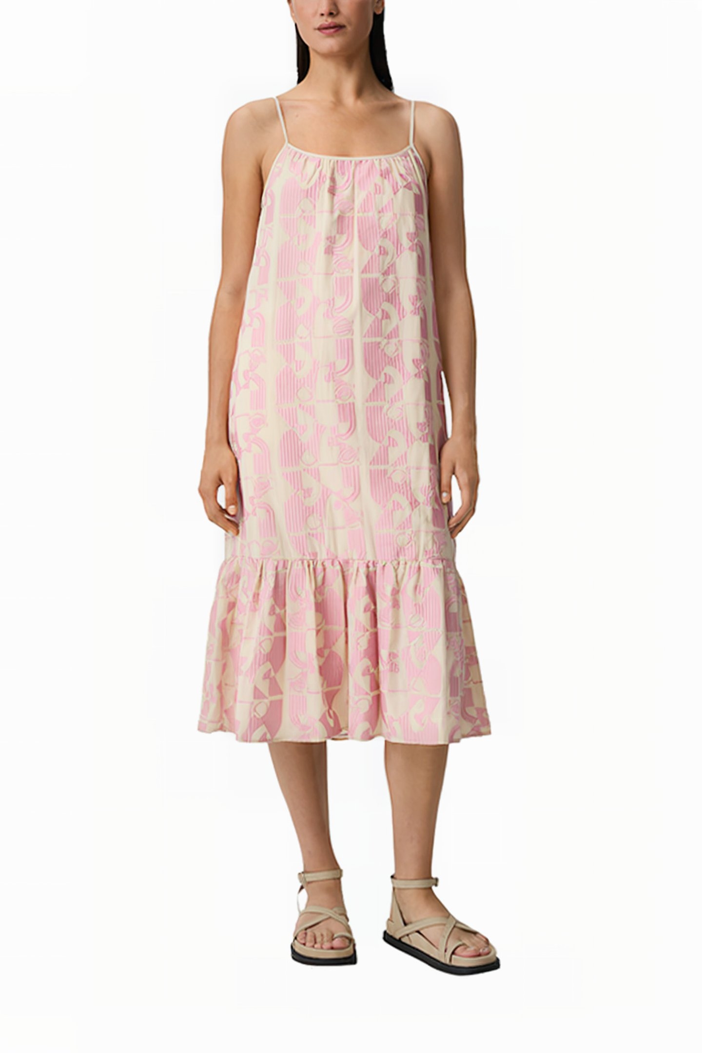 COMMA DRESSES BROWN 1