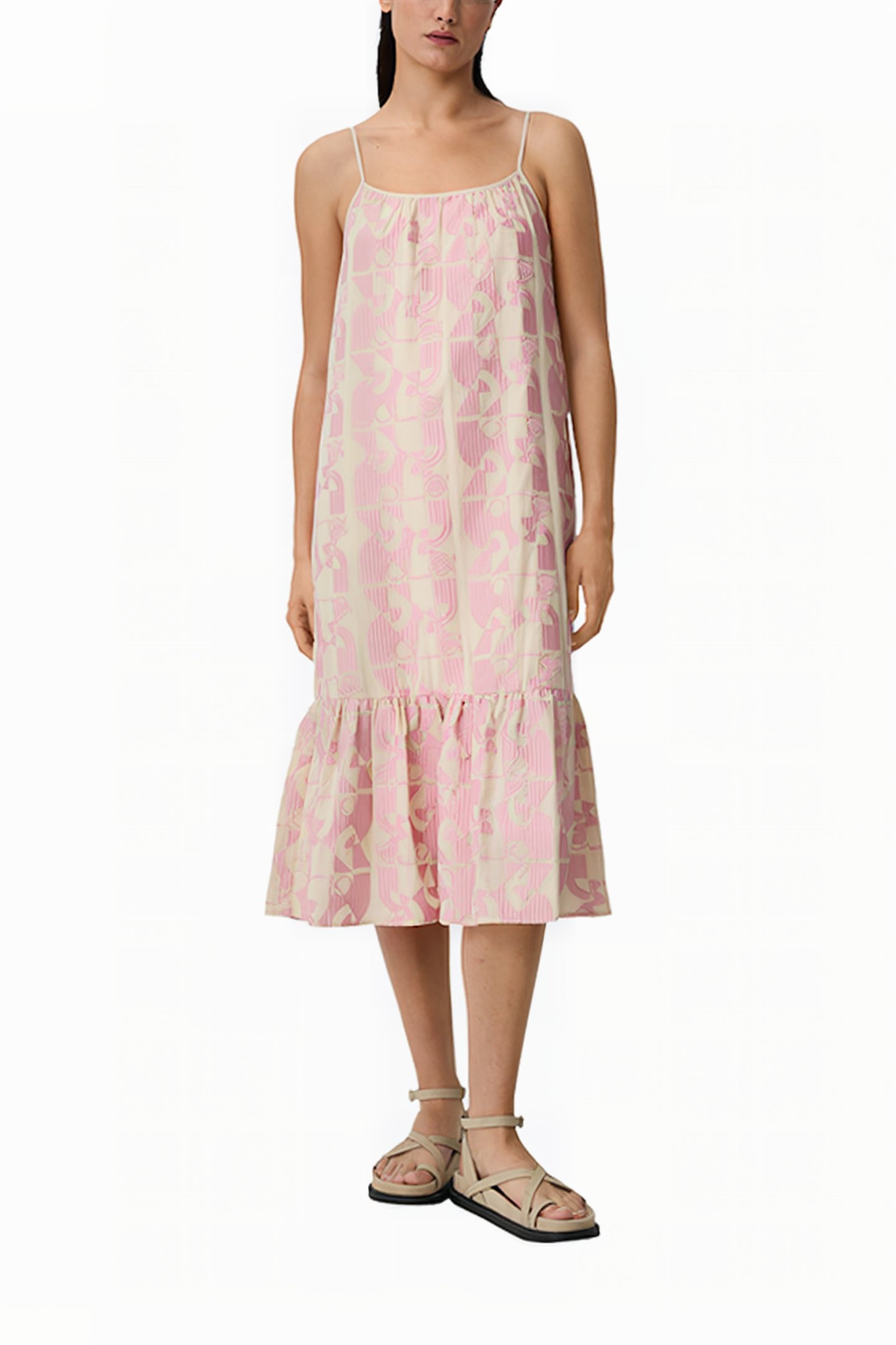 COMMA DRESSES BROWN 4