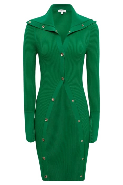RIA-BUTTON CARDIGAN GREEN 4