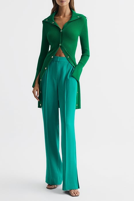 RIA-BUTTON CARDIGAN GREEN 3