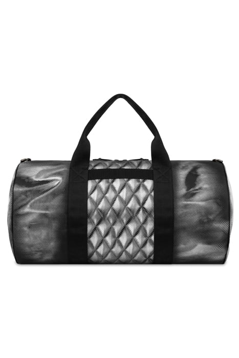 LARGE SHADOWS & SQUIGGLES TRAVEL BAG BLACK 1