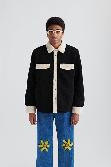 ASPEN COLORBLOCK OVERSHIRT BLACK 1