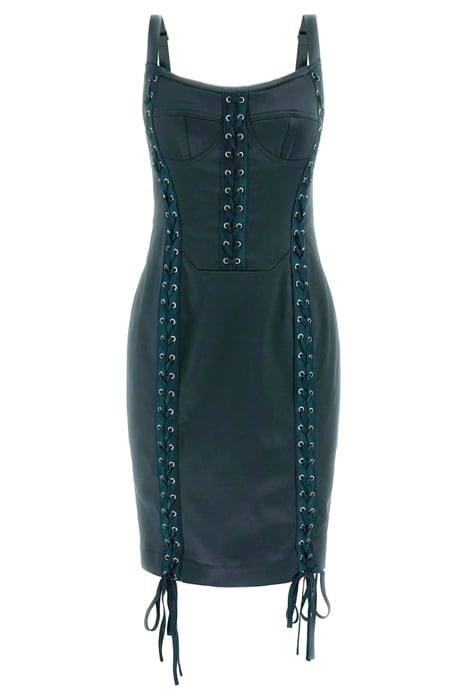 RENAISSANCE DRESS CHENILLE GREEN 3