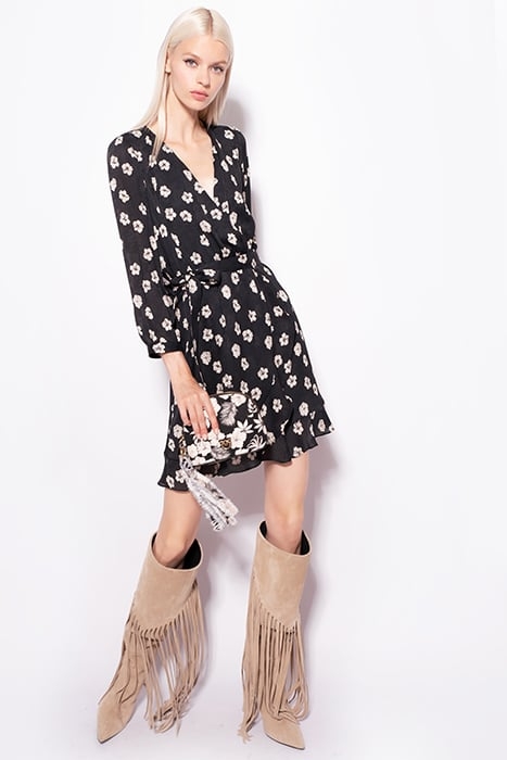 ACCIDIOSO DRESS BLACK/ECRU 3