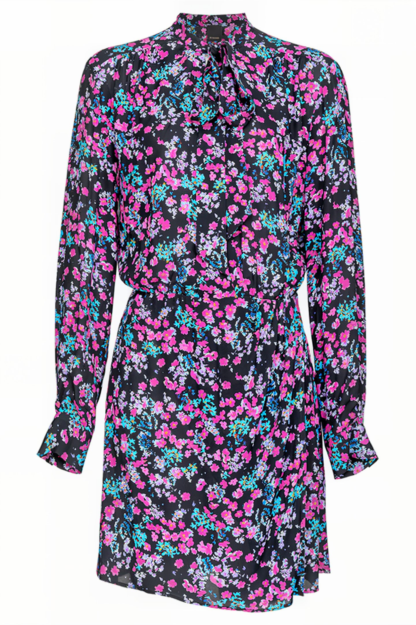 BLENNIO DRESS BLACK/FUCHSIA/LILAC 4