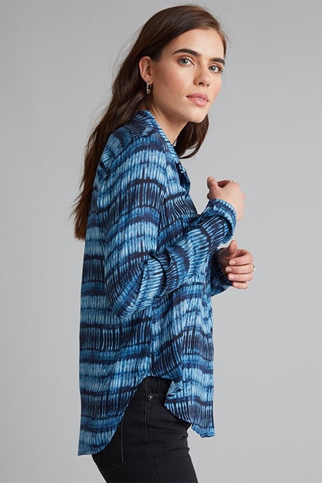 FULL BUTTON DOWN HIPSTER SHIRT MOONLIGHT OCEAN 3