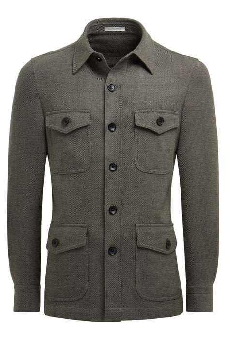SHIRT JACKET-MID GREEN DARK GREEN 4