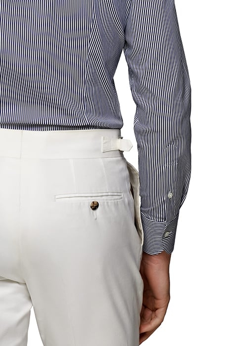 LUXURY STRETCH NAVY STRIPE NAVY 8