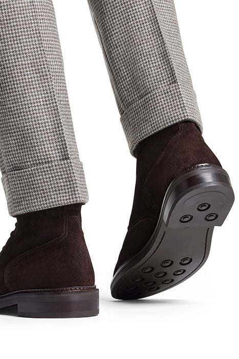 SUEDE-LACEDBOOT-D.BROWN BROWN 4