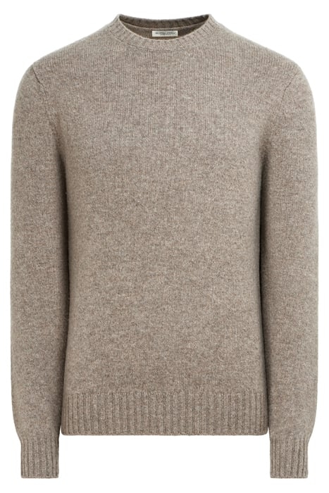 CREW MERINO WOOL SAND LIGHT BROWN 4