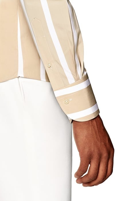 BOLD STRIPE BLOND CAMEL LIGHT BROWN 8