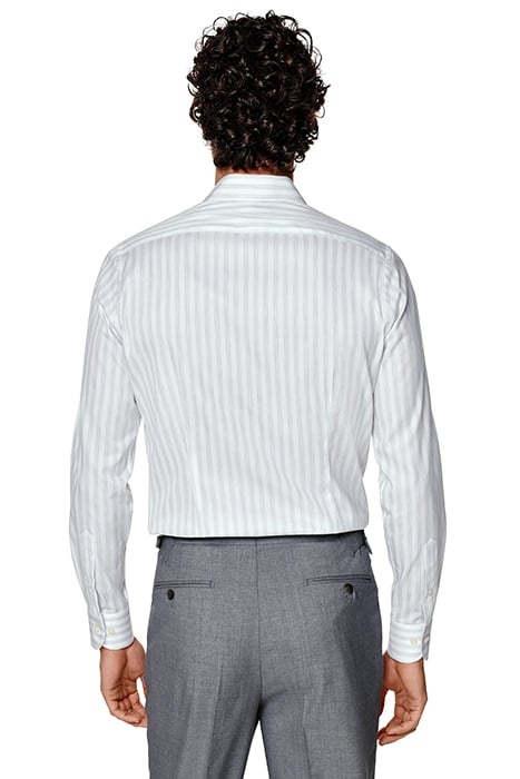 L. GREY LARGE STRIPE CUTAWAY LIGHT GREY 2