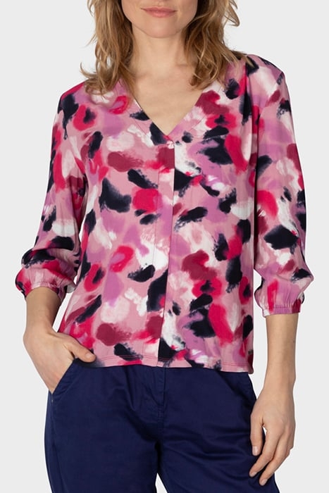 BLOUSE WOVEN LONG SLEEVES FOXGLOVE 1