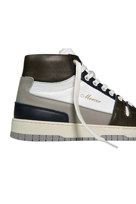 THE BROOKLYN HIGH WHITE/NAVY/TAUPE 4