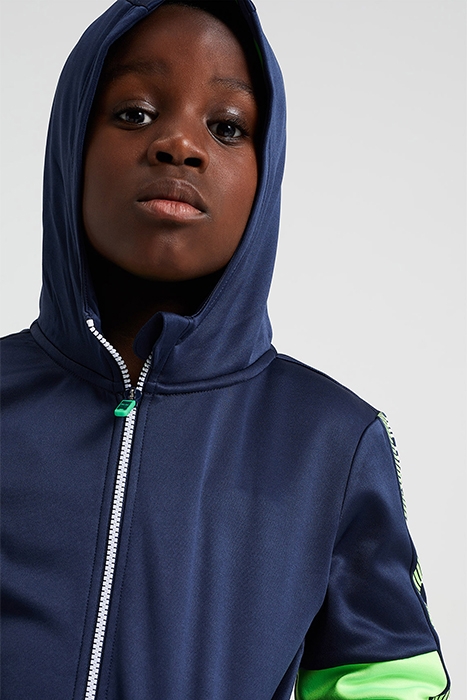 CARDIGAN WITH HOOD DARK BLUE 6