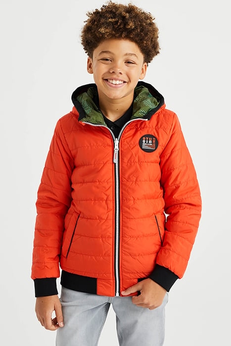 JACKET REVERSIBLE BOMBER ORANGE 2