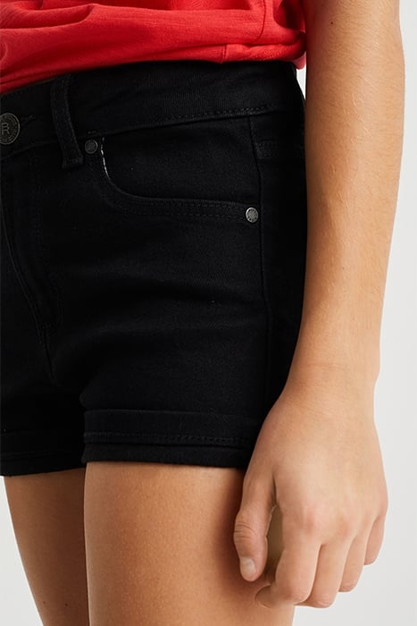 5-POCKET MID WAIST BLACK 5