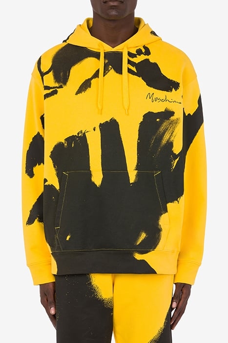 TONY VIRAMONTES ARCHIVE ORGANIC COTTON SWEATSHIRT YELLOW 1