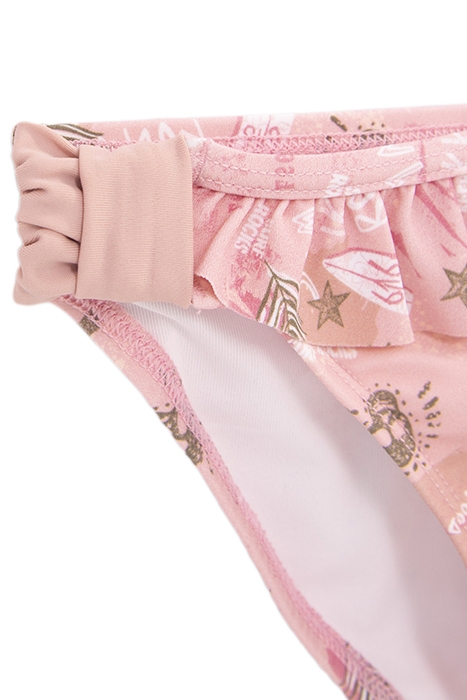 GIRLS’ PINK SURF-ROCK PRINT BIKINI 5