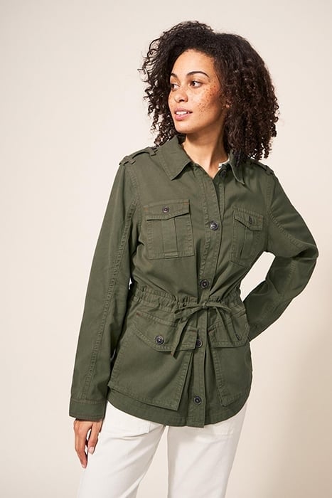 SADIE JACKET KHAKI GREEN 1