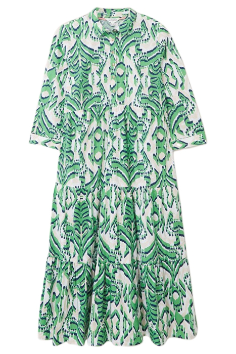 MAYRA TIERED SHIRT DRE GREEN 3