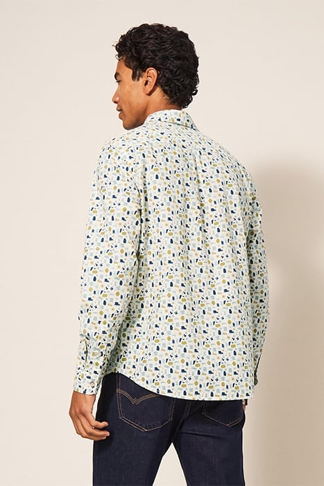 ANTIQUE PRINTED SHIRT NATURAL 3