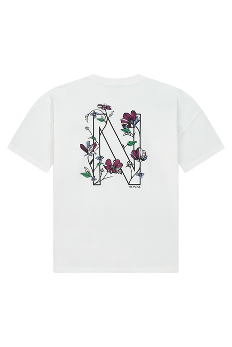 FLORAL N T-SHIRT HYPER GREEN 2