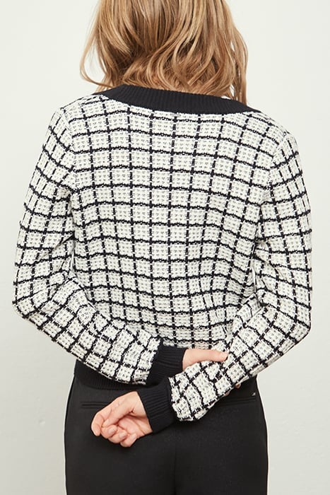 LONG-SLEEVED ECRU CARDIGAN OFF-WHITE 2