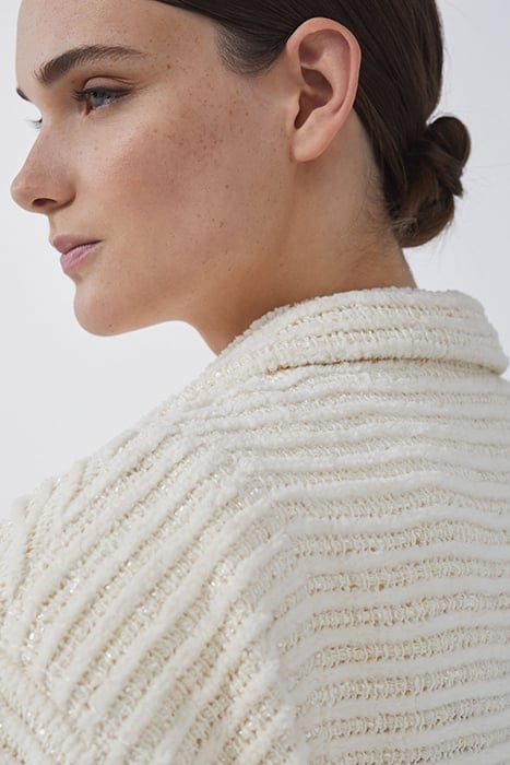 STINSON CROPPED JACKET IN ECRU 5