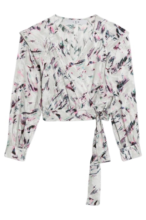 KUTE BLOUSE IN BEIGE MULTICO 3