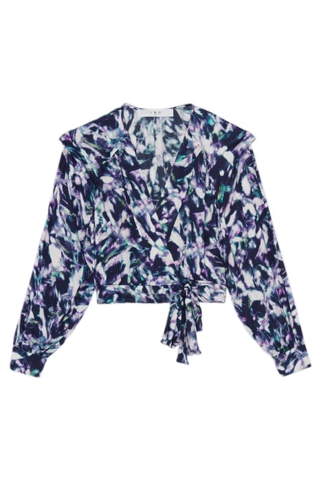 KUTE BLOUSE IN NAVY MULTICO 4