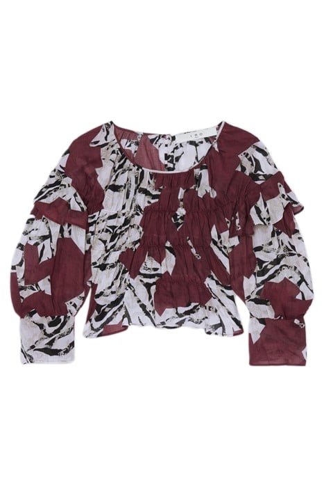 HILTA BURGUNDY/BLACK 4