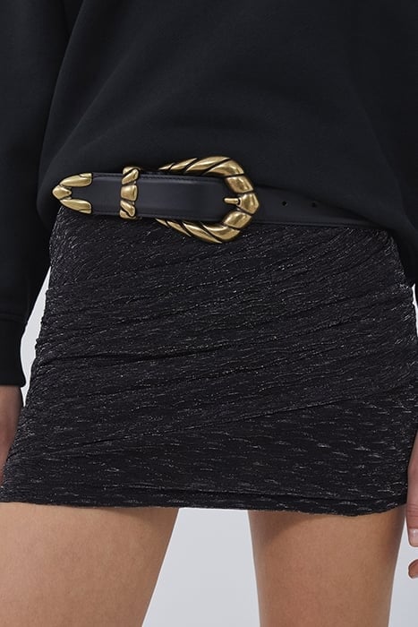 PASTEL MINI SKIRT IN BLACK 1