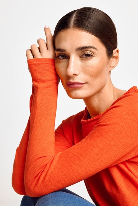 ORGANIC HEAVY JERSEY LONGSLEEVE CHERRY TOMATO 4