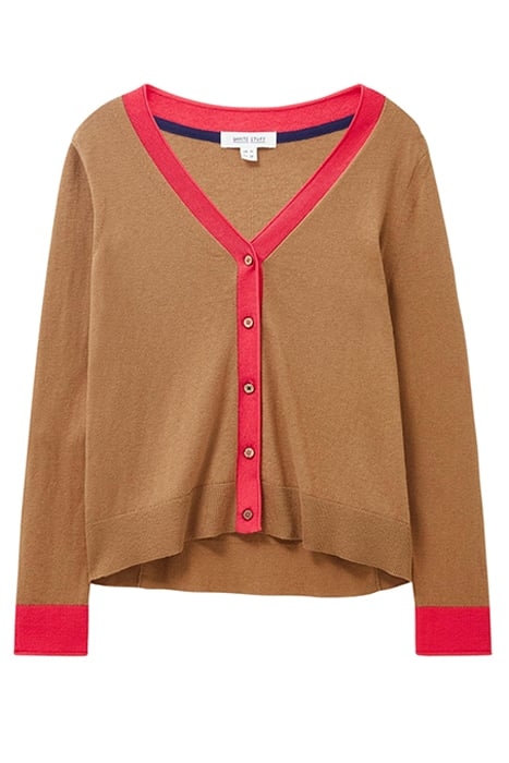 SALLY SMART CARDI DEEP BROWN 3