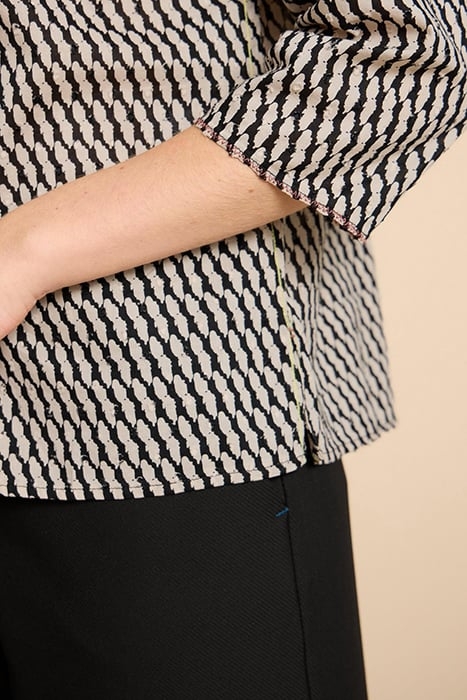 RAE COTTON TOP BLACK PRINTED 4