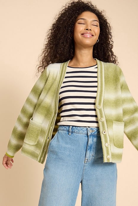 SPACEDYE JAMIE CARDI GREEN 2