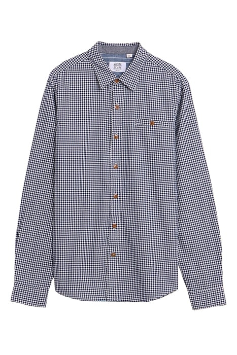 GINGHAM SHIRT NAVY 3