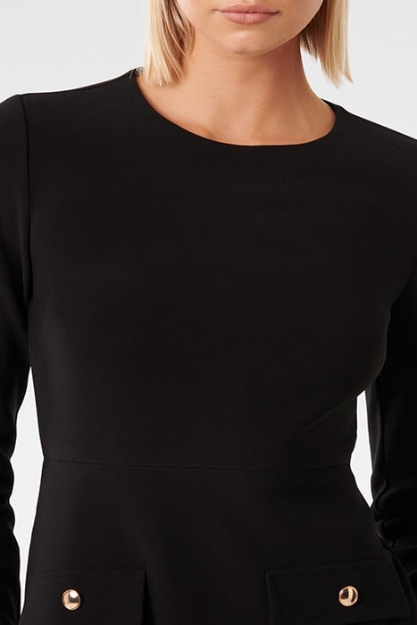 JINNY LONG SLEEVE MINI BLACK 6