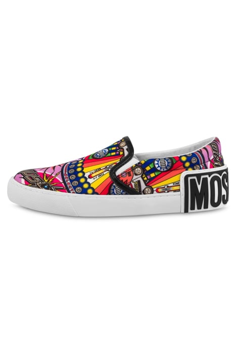 PINBALL PRINTS SLIP-ON SNEAKERS MULTICOLOR 1