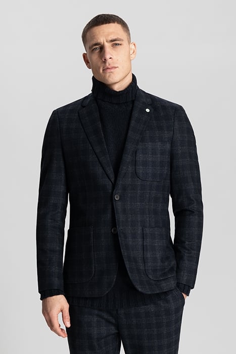 DS_TRAVEL CHECK BLAZER BLUE NIGHTS 1
