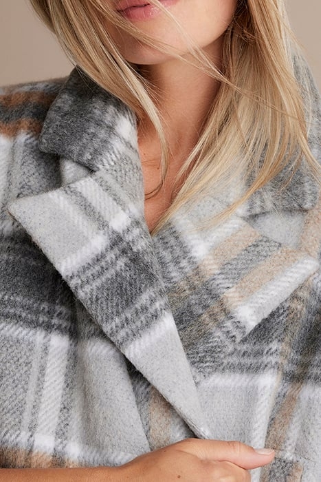 WOOL CHECK JACKET WOOL CHECK FOG 4