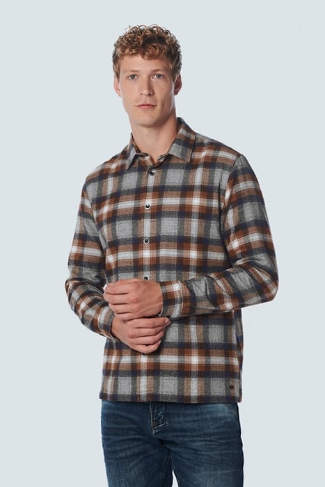 SHIRT CHECK CARAMEL 1