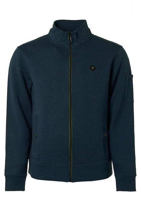 SWEATER FULL ZIPPER DOUBLE LAYER JACQUARD STRETCH NIGHT 4