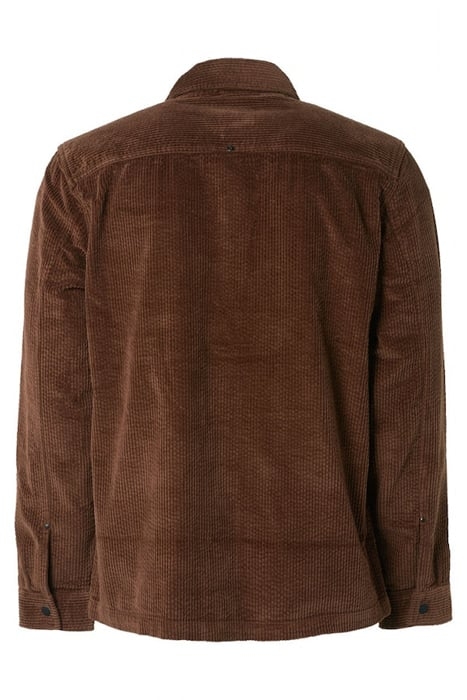 OVERSHIRT BUTTON CLOSURE CORDUROY BROWN 5