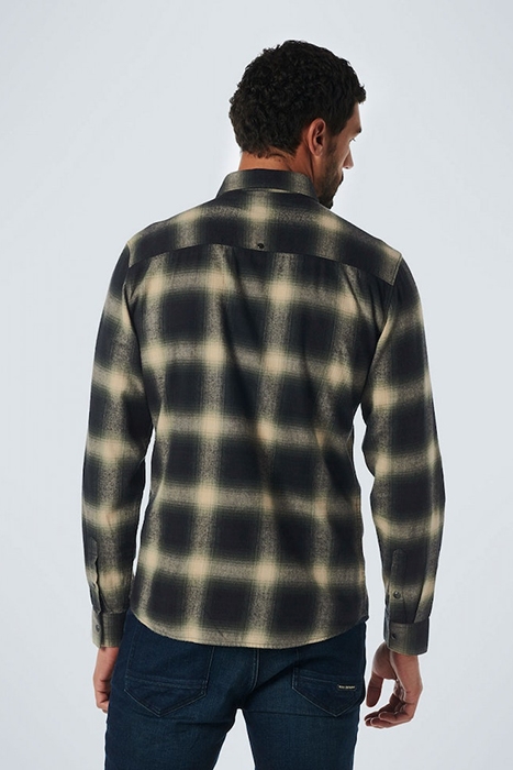 SHIRT CHECK DARK GREEN 2